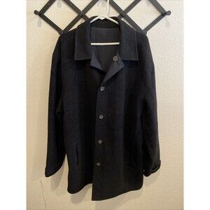 Nike Golf Reversible Wool Nylon Long Coat Size XXLT